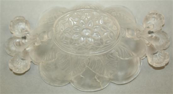 A Mughal style rock crystal lobed small bowl, 10.8cm